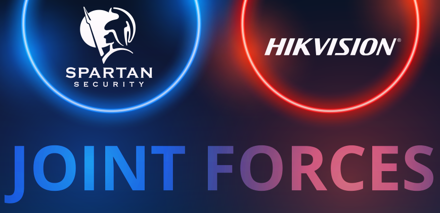 Η Spartan Security, ανακοινώνει τη συνεργασία της με την Hikvision. 